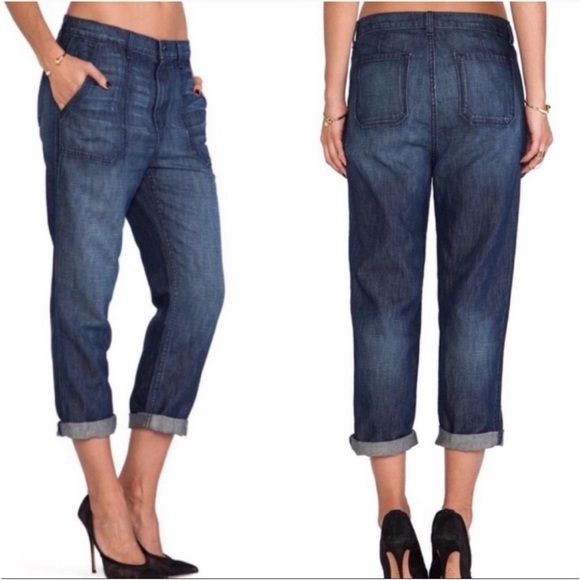 J Brand Rivington Slouchy Cargo Style Baggy Fit Jeans Size 27 - Picture 3 of 11